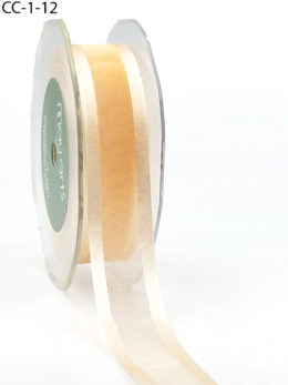 Peach Organza Ribbon