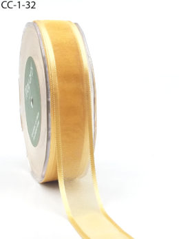 Yellow Gold Organza Ribbon