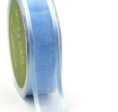 Sky Blue Organza Ribbon