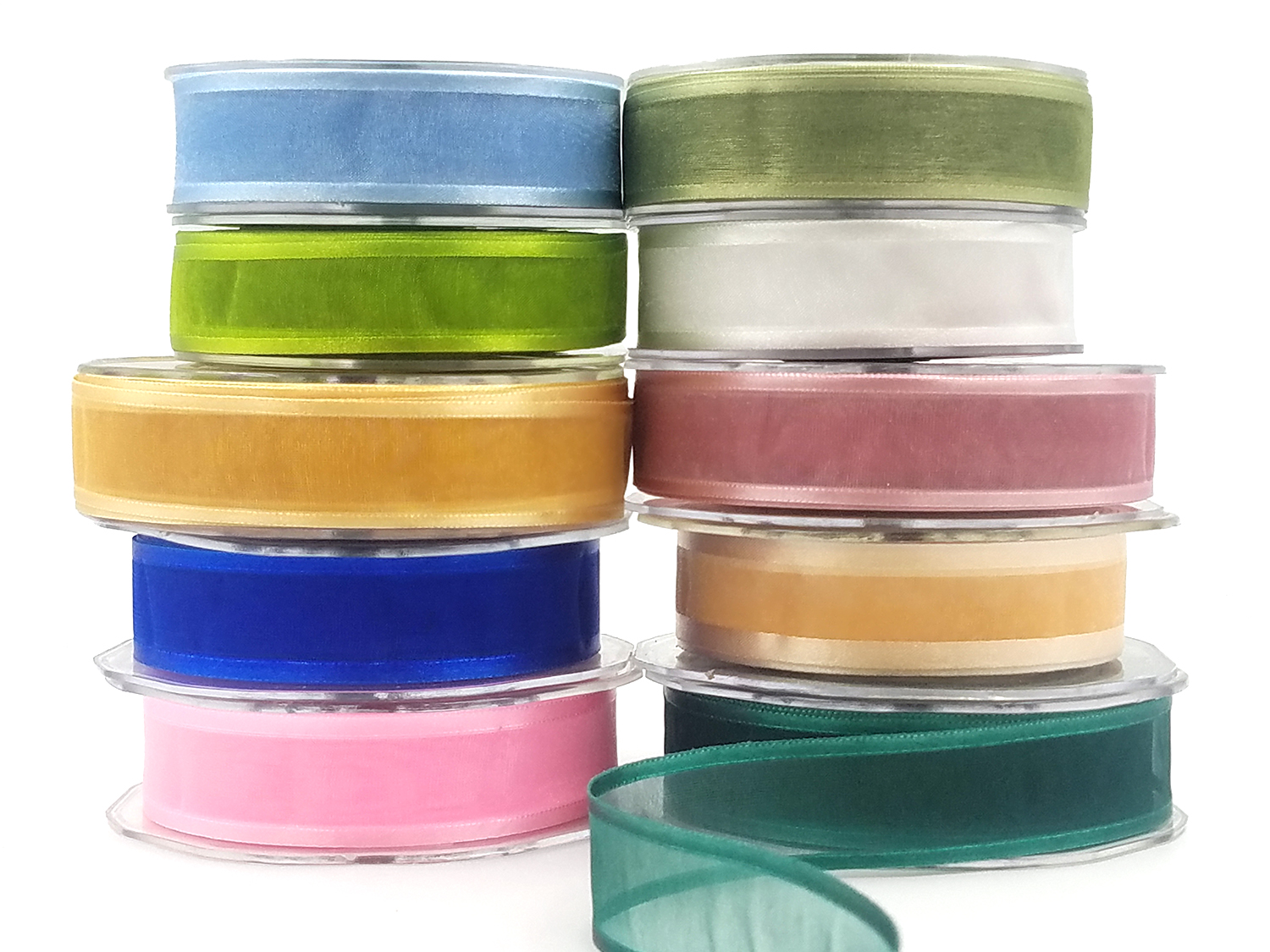 Satin Edge Organza Ribbon - 1.5 Online Ribbon - May Arts Ribbon