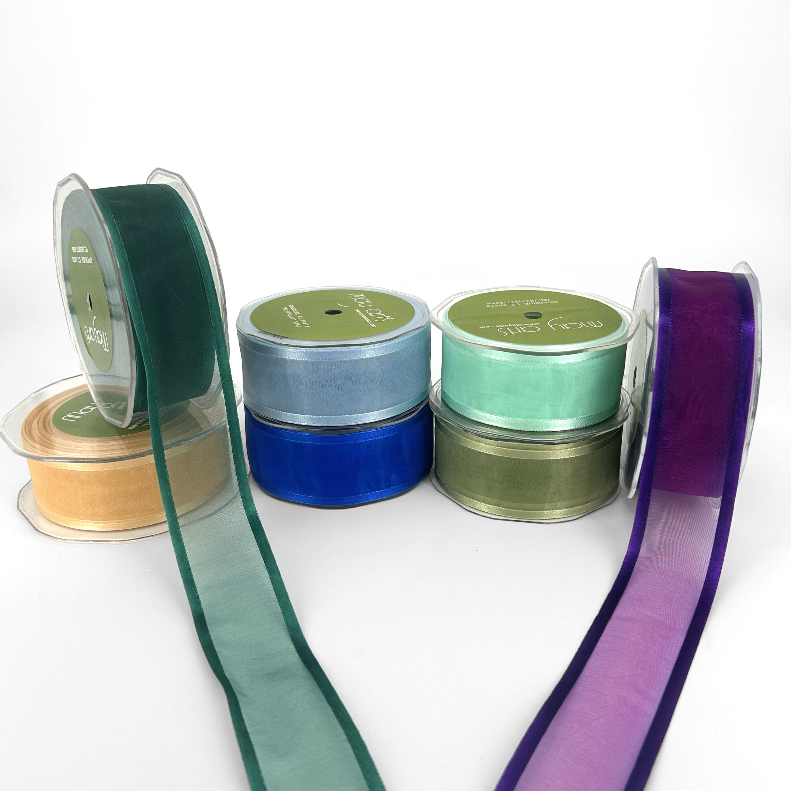 1.5 Inch Sheer Satin Band