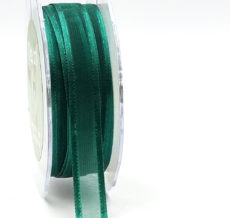 1/2 Inch Sheer Satin Band Ribbon - CC15 - GREEN