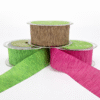 1.5 Inch Textured Two-Tone Ribbon with Woven Edge