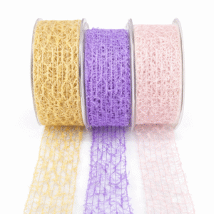 1.5 Inch Wired Textured Net Ribbon