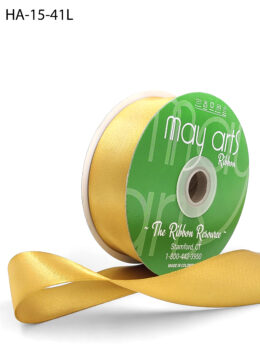 May Arts Ribbon 1.5'' Metallic Gold Ribbon One-Size