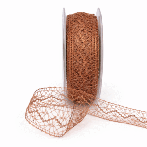 1.5 Inch Metallic Crochet Ribbon - HP32 - METALLIC COPPER