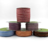 3/16 Inch Checkered Gingham Ribbon with Woven Edge