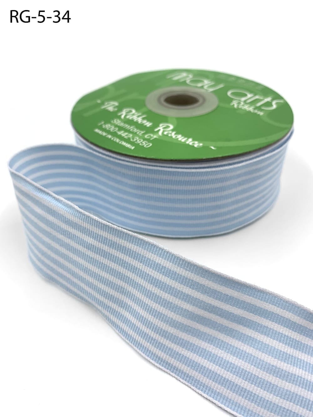 Classic Striped Grosgrain Ribbon - 3/8 Online Ribbon - May Arts Ribbon