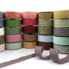 1.5 Inch Woven Grosgrain Stripe Ribbon with Woven Edge
