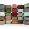 3/8 Inch Woven Grosgrain Stripe Ribbon with Woven Edge