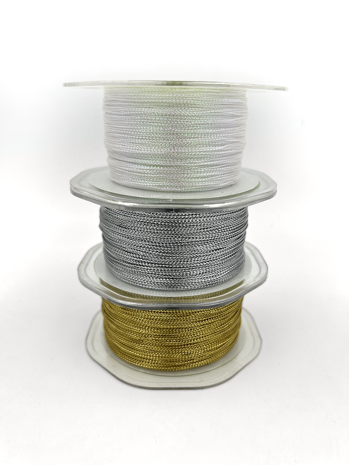 100Yards 1mm Variegated Metallic Tinsel Twine Thread Jewelry String Beading  Cord