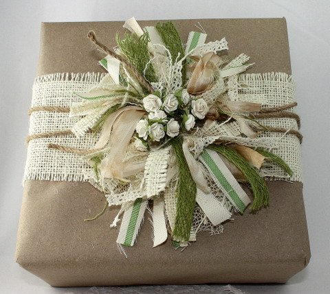 2 Meters Natural Jute Ribbon Burlap Gift Wrapping Wedding - Temu