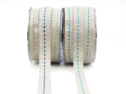 Center Stitch Burlap Ribbons