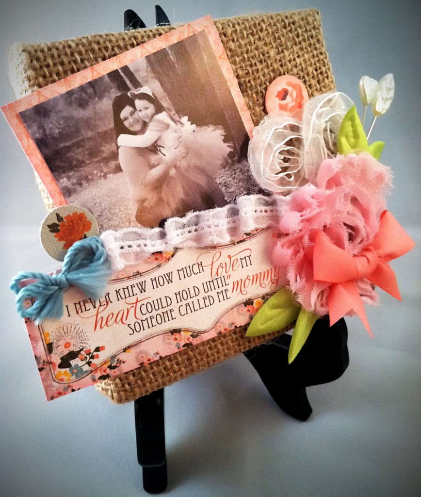 Spring Burlap Canvas