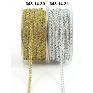 May Arts Ribbon Gold Chain Cord