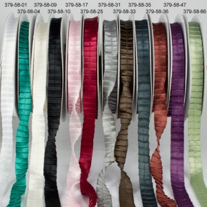 May Arts Satin Pleated Ribbon