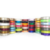 ~7/8 Inch (24MM) Luster Double Faced Satin Ribbon with Woven Edge