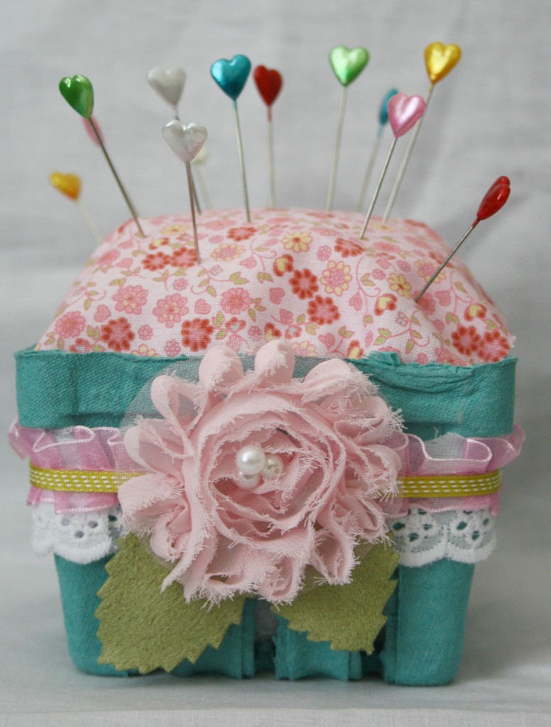 Make a Berry Basket Pincushion