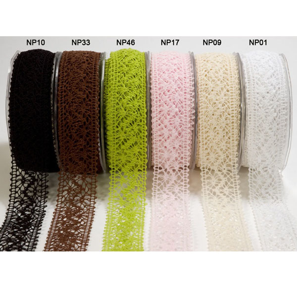 Crochet Lace Ribbon 1.5" Wholesale Ribbon May Arts Ribbon