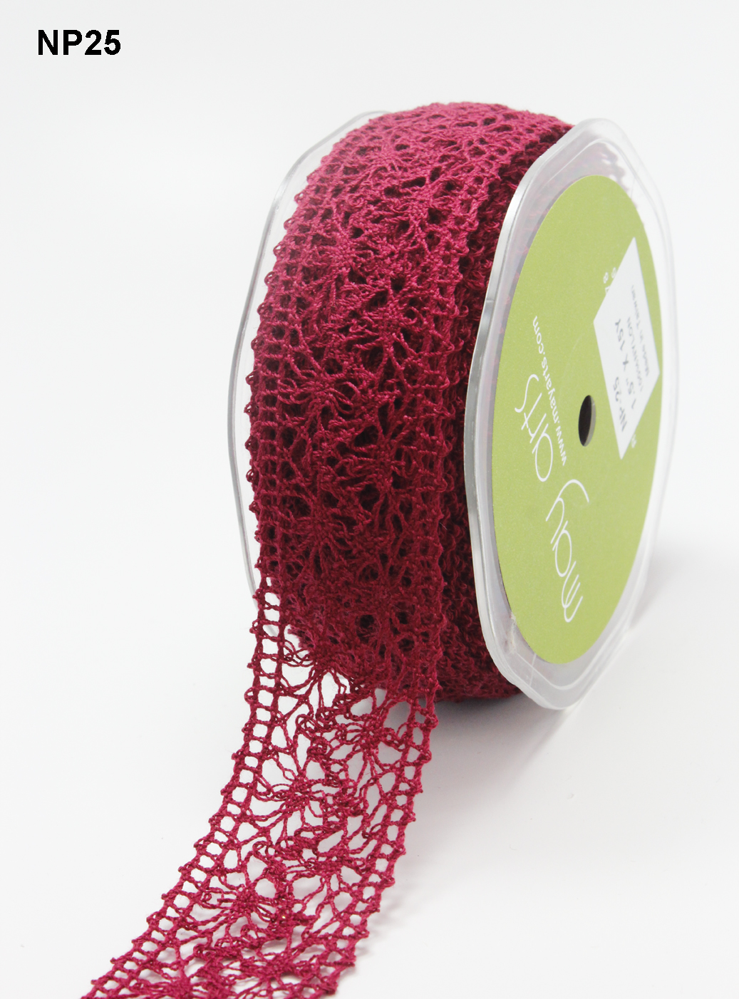 Crochet Lace Ribbon - 1.5" Wholesale Ribbon - May Arts Ribbon