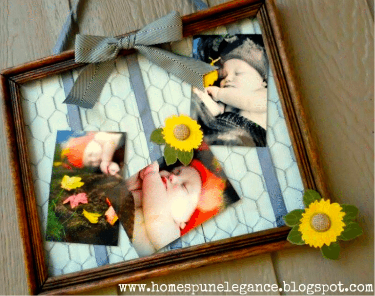 Make Your Own Floating Photo Frame Online Ribbon May Arts