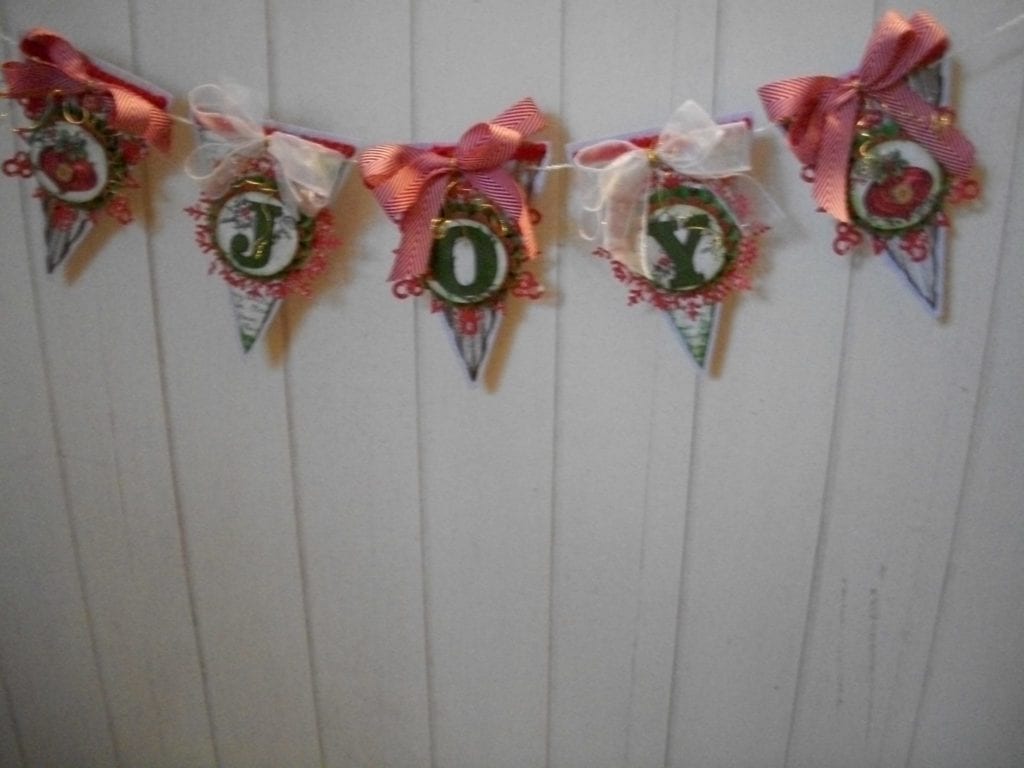 "Joy" Christmas Banner