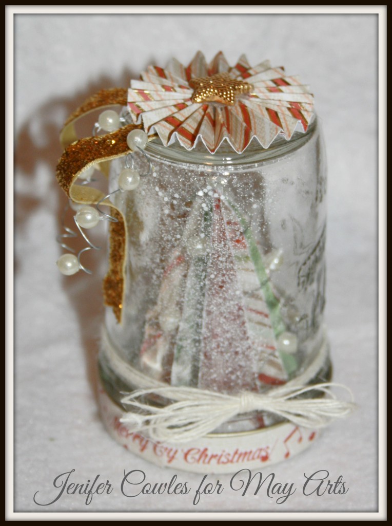 Mason Jar Snow Globe 