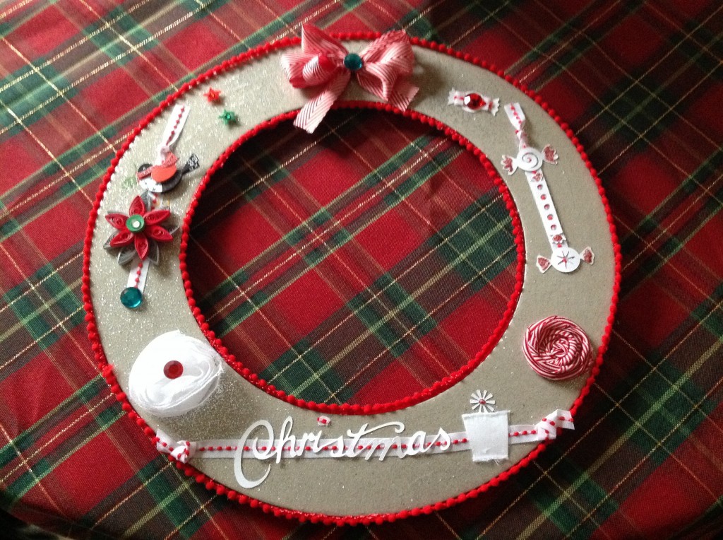 "Christmas Thoughts" Wreath