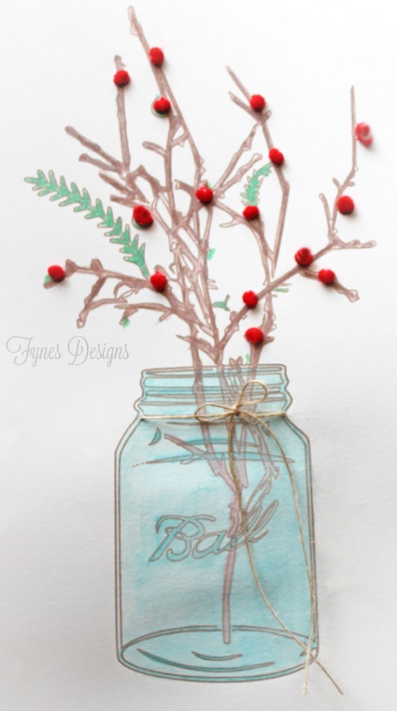 Mason Jar Watercolor Painting