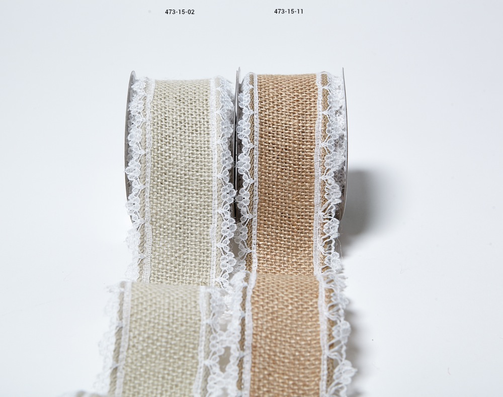 1 White Birch Ribbon, Farrisilk Ribbon, Wired Ribbon – Joycie Lane Designs
