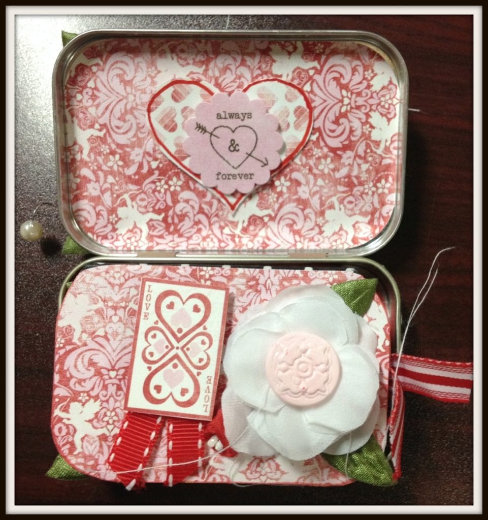 Altered Valentine Tin & Mini Album