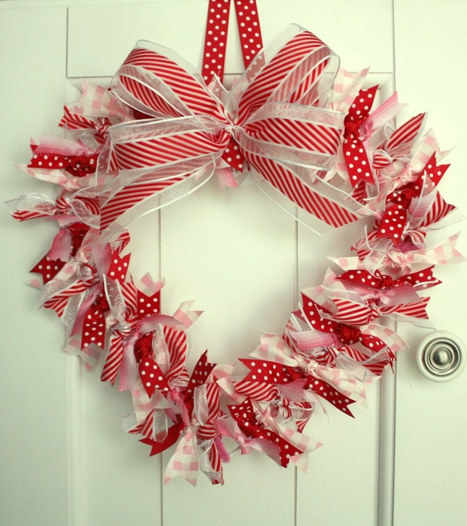 Heart Ribbon Wreath