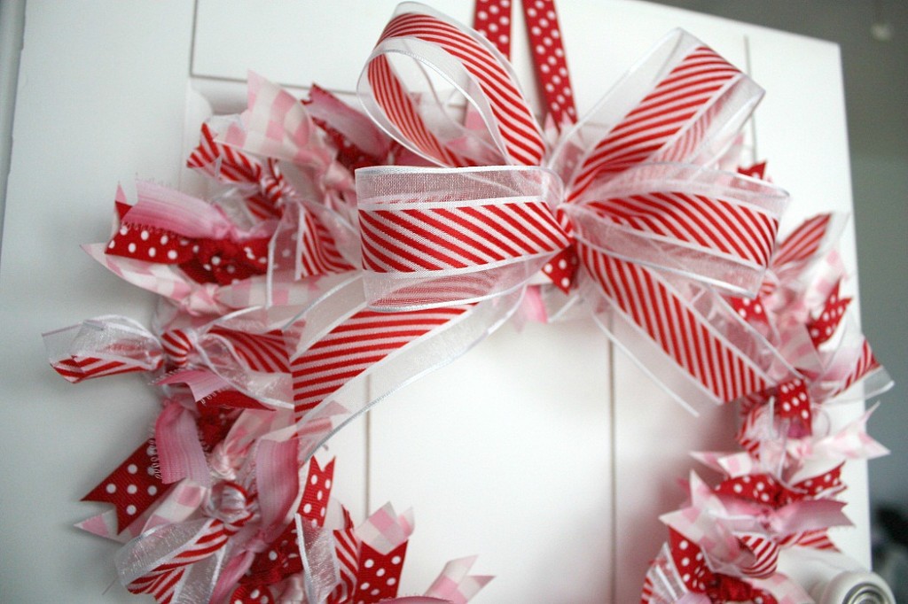 Heart Ribbon Wreath