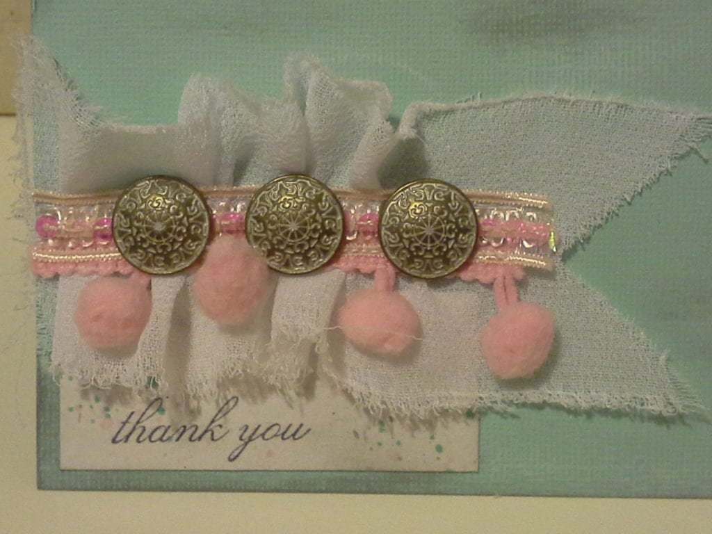 Shabby Chic Thank You Card