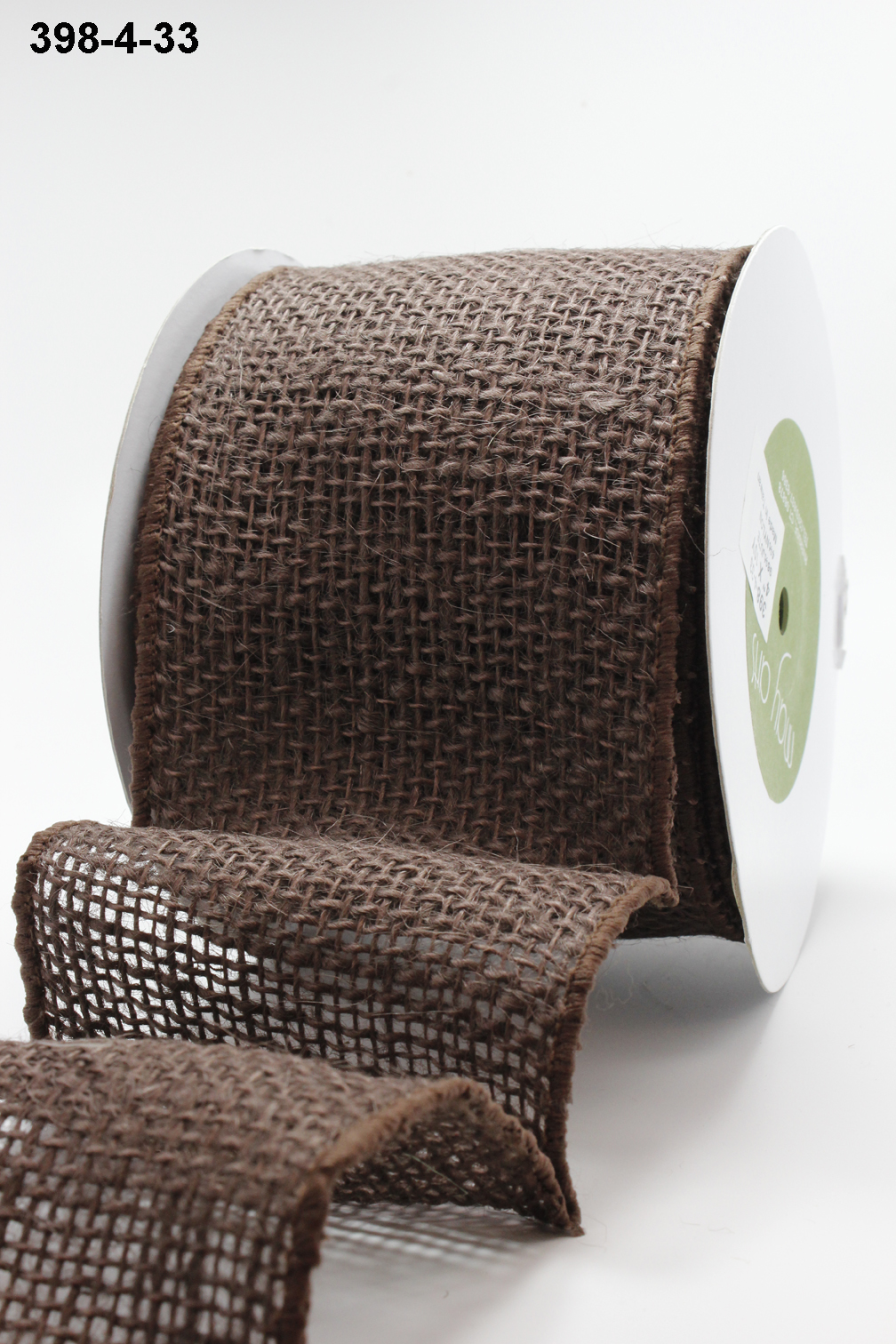 brown burlap ribbon
