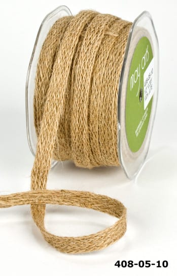 Braided Burlap Ribbon - 1/2 Online Ribbon - May Arts Ribbon