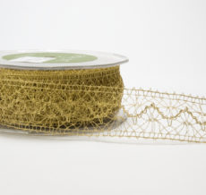 Metallic Gold Crochet Ribbon