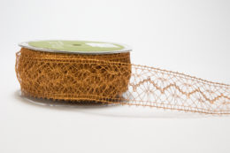 Copper Metallic Crochet Ribbon