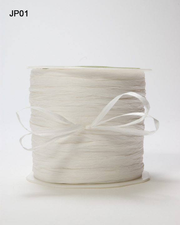 Goodma Raffia Paper Ribbon Twine Strings 15 Rolls 15 Colors Set for DIY Craft Gift Box Packing