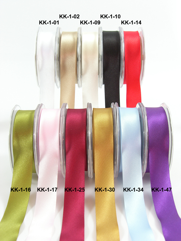  20 Rolls Silk Satin Ribbons 1 Inch Morandi Satin