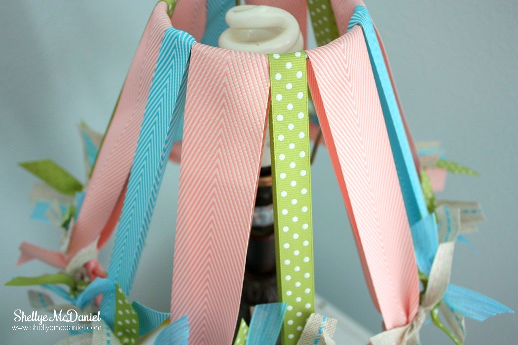 Fun DIY Ribbon Lampshade Online Ribbon May Arts Ribbon