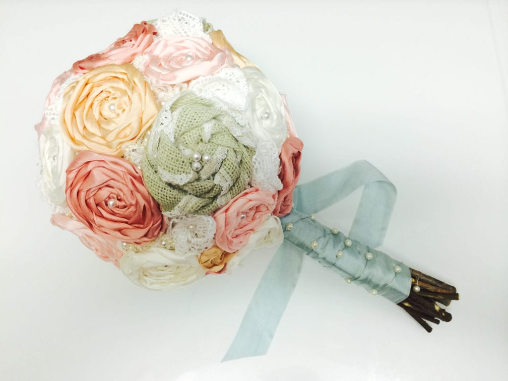 Ribbon Wedding Bouquet 