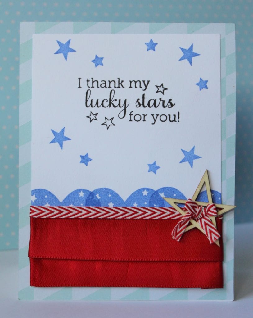 Red, White & Blue Card: Thank You