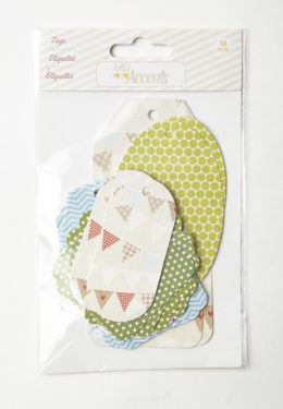 Blue & Green Decorative Tags