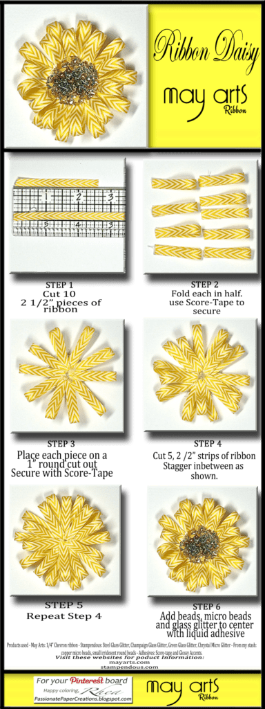 Make a Ribbon Daisy