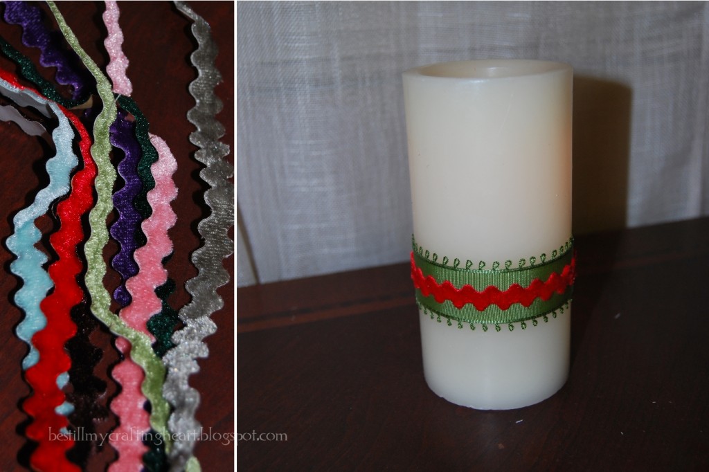 Christmas  Candle Wrap