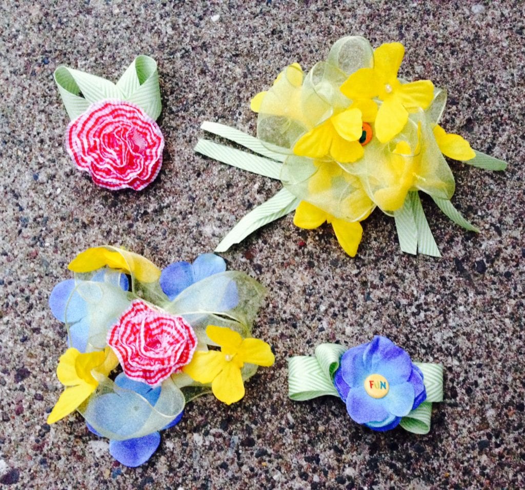 Ribbon Flower Bows