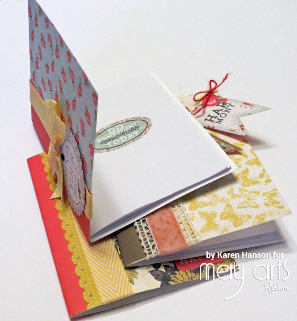 Ribbon Decorated Set of Journals