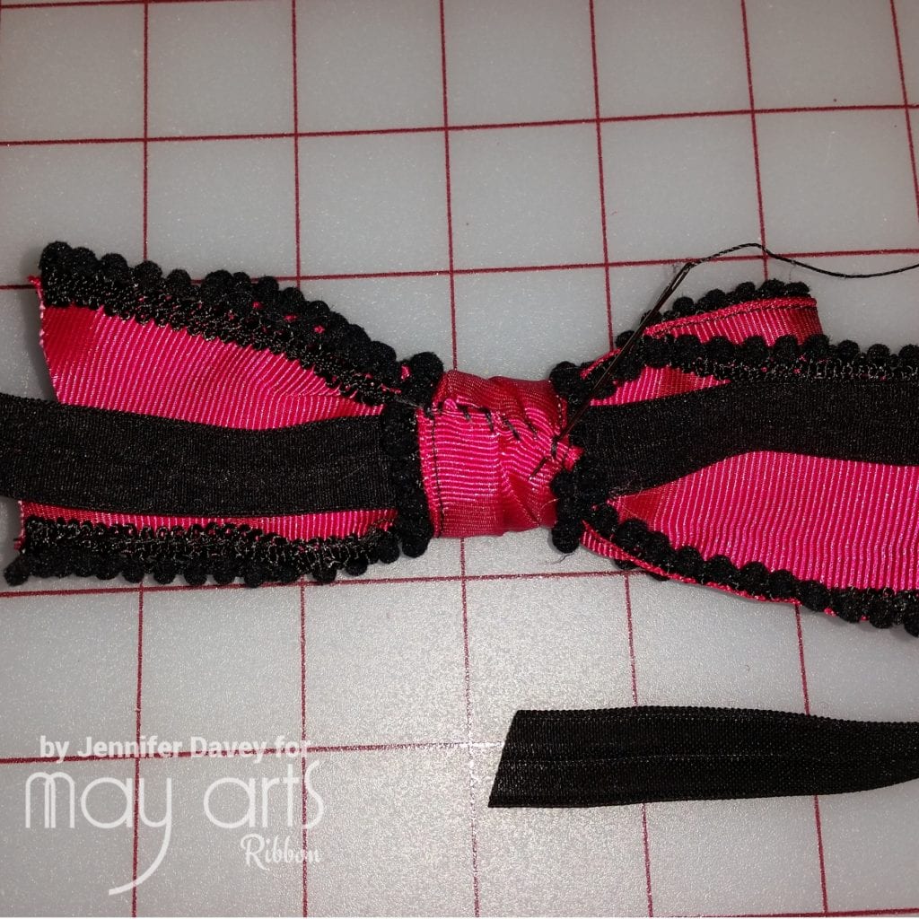 Ribbon Mash Up!  Make a Cute Hair Bow. 