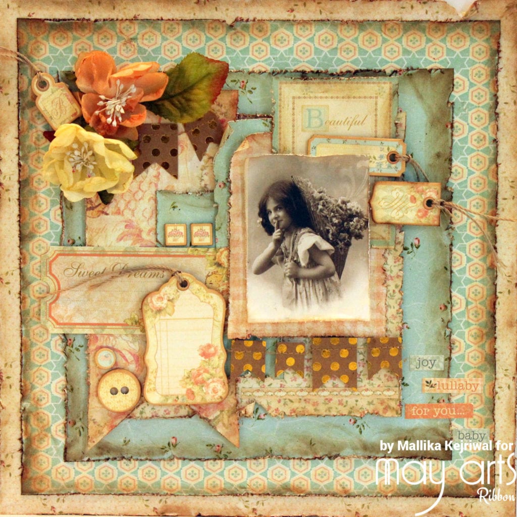 'Beautiful' Vintage Themed Layout